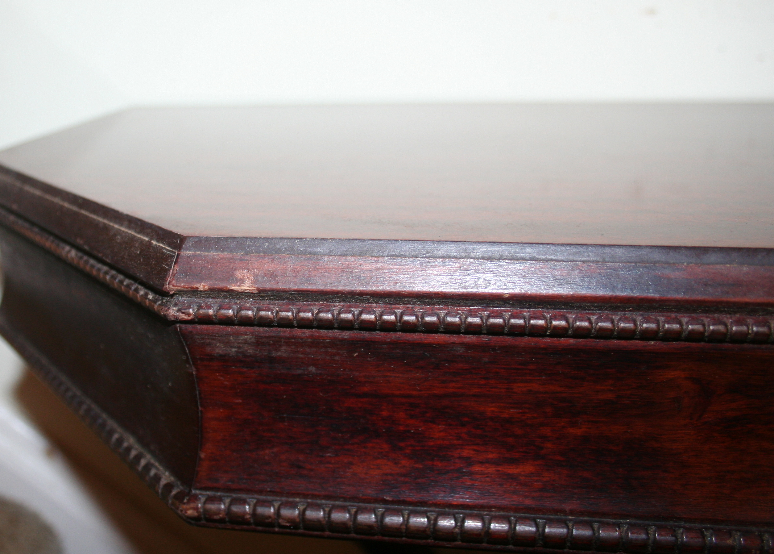 Vintage Mahogany Wall-Mount Console Table