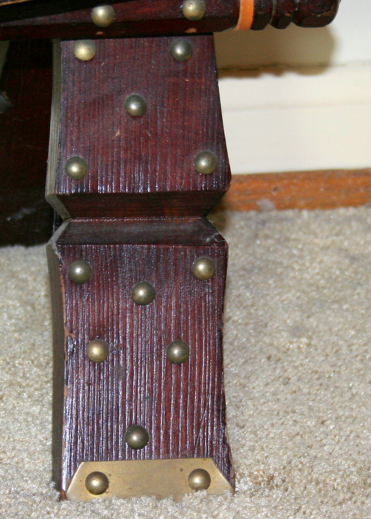 Vintage Camel Saddle Footstool