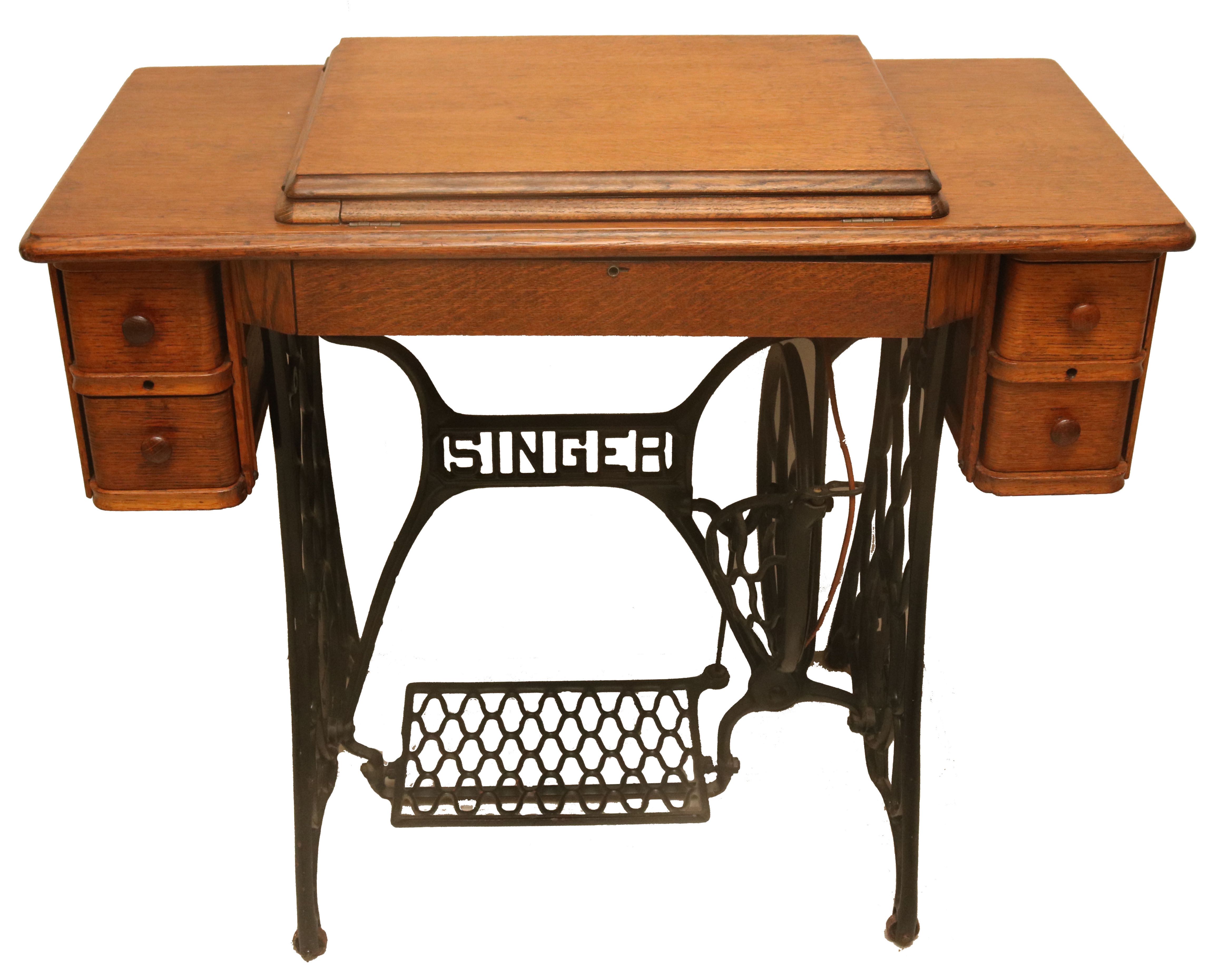 Singer Sewing Machine with Cast Iron Base