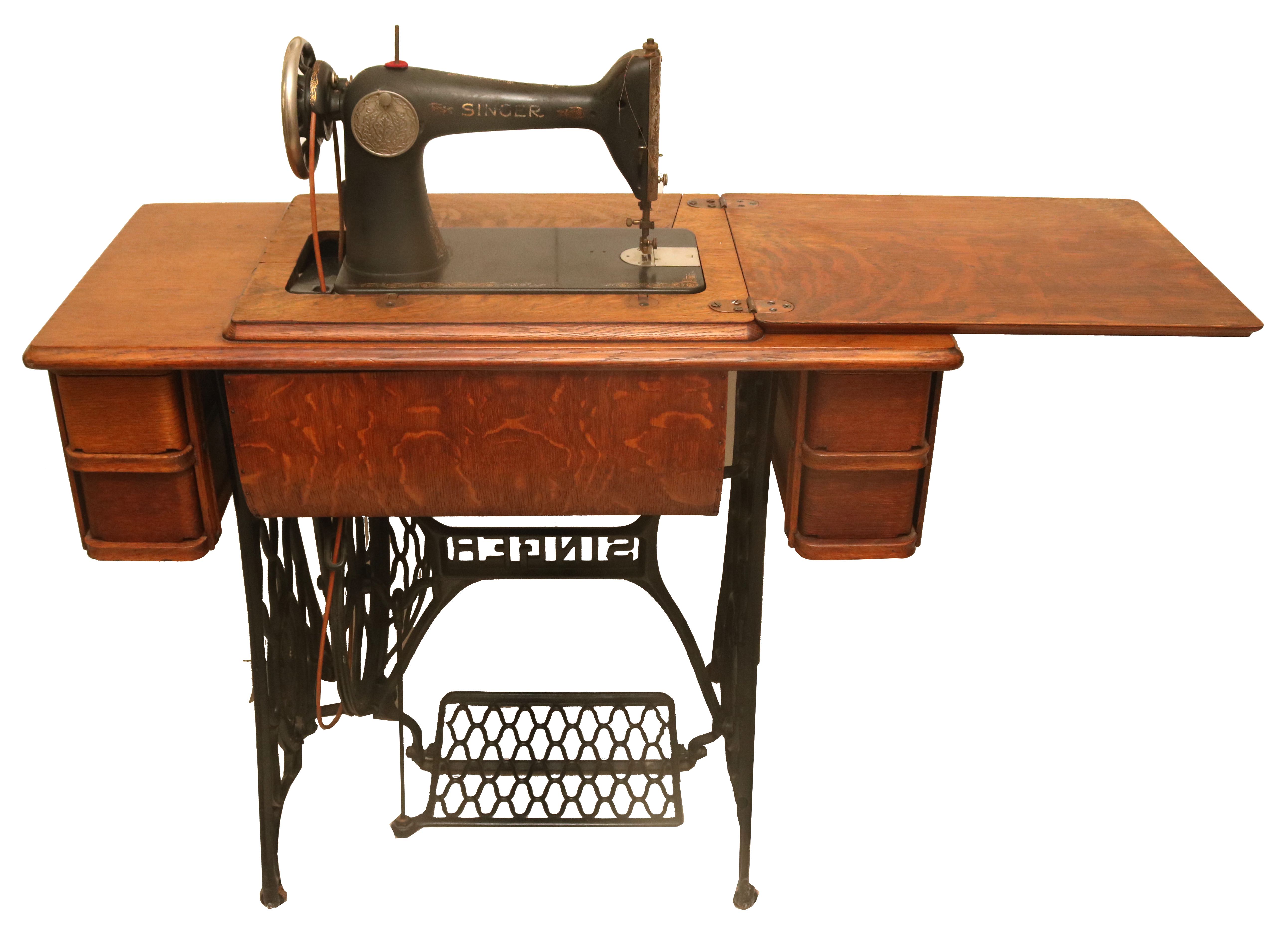 Singer Sewing Machine with Cast Iron Base