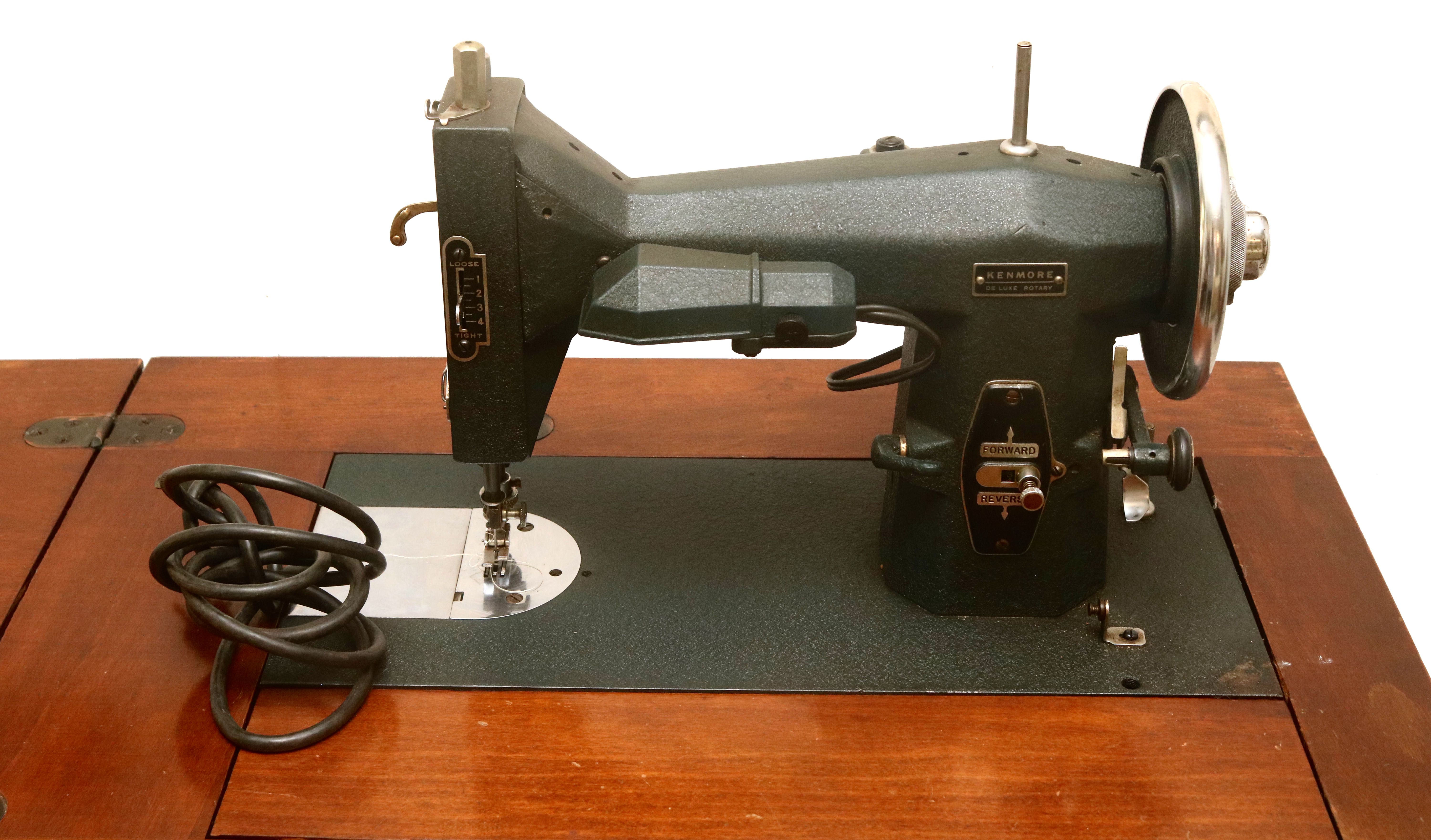 Kenmore Electric Sewing Machine in Cabinet