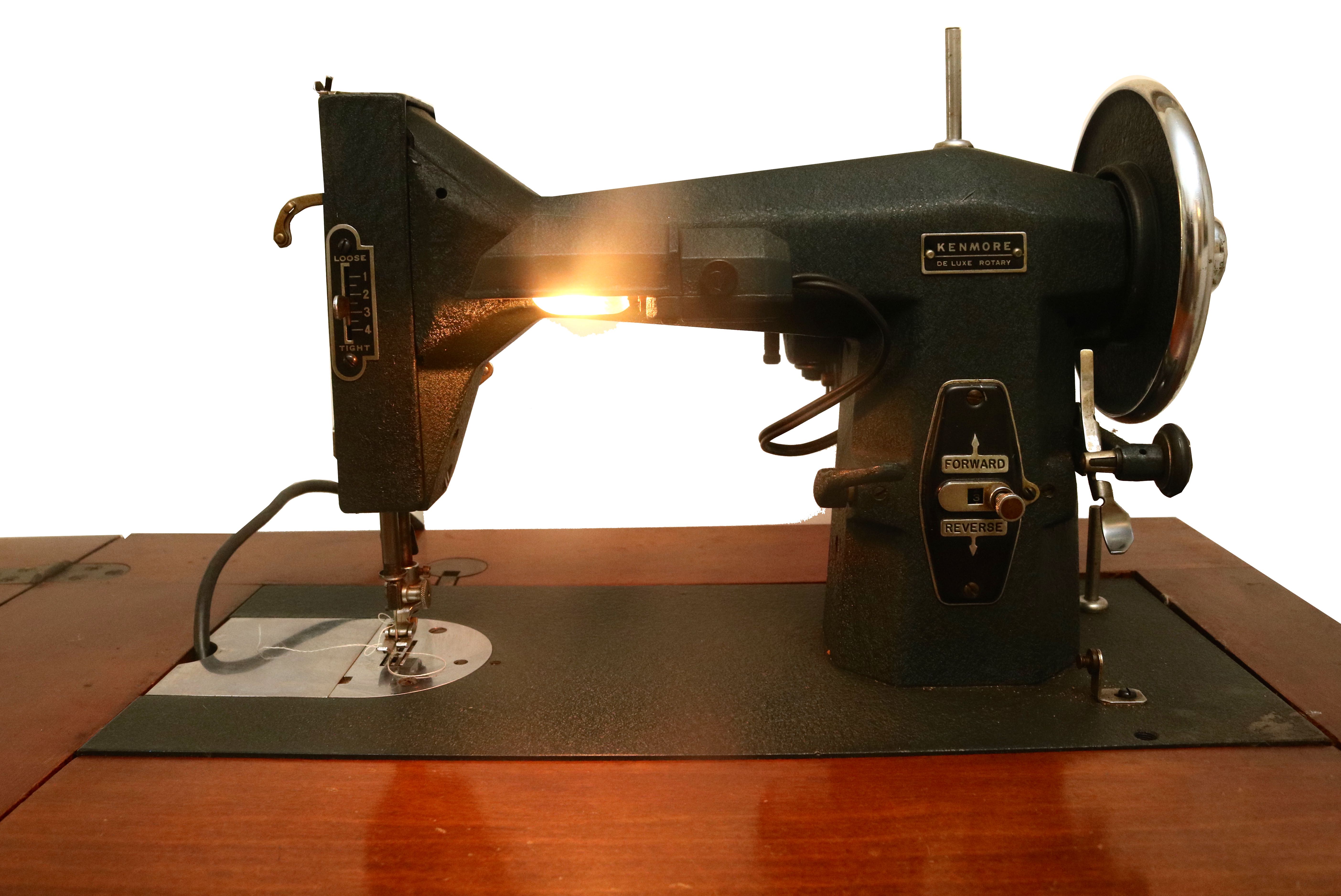 Kenmore Electric Sewing Machine in Cabinet