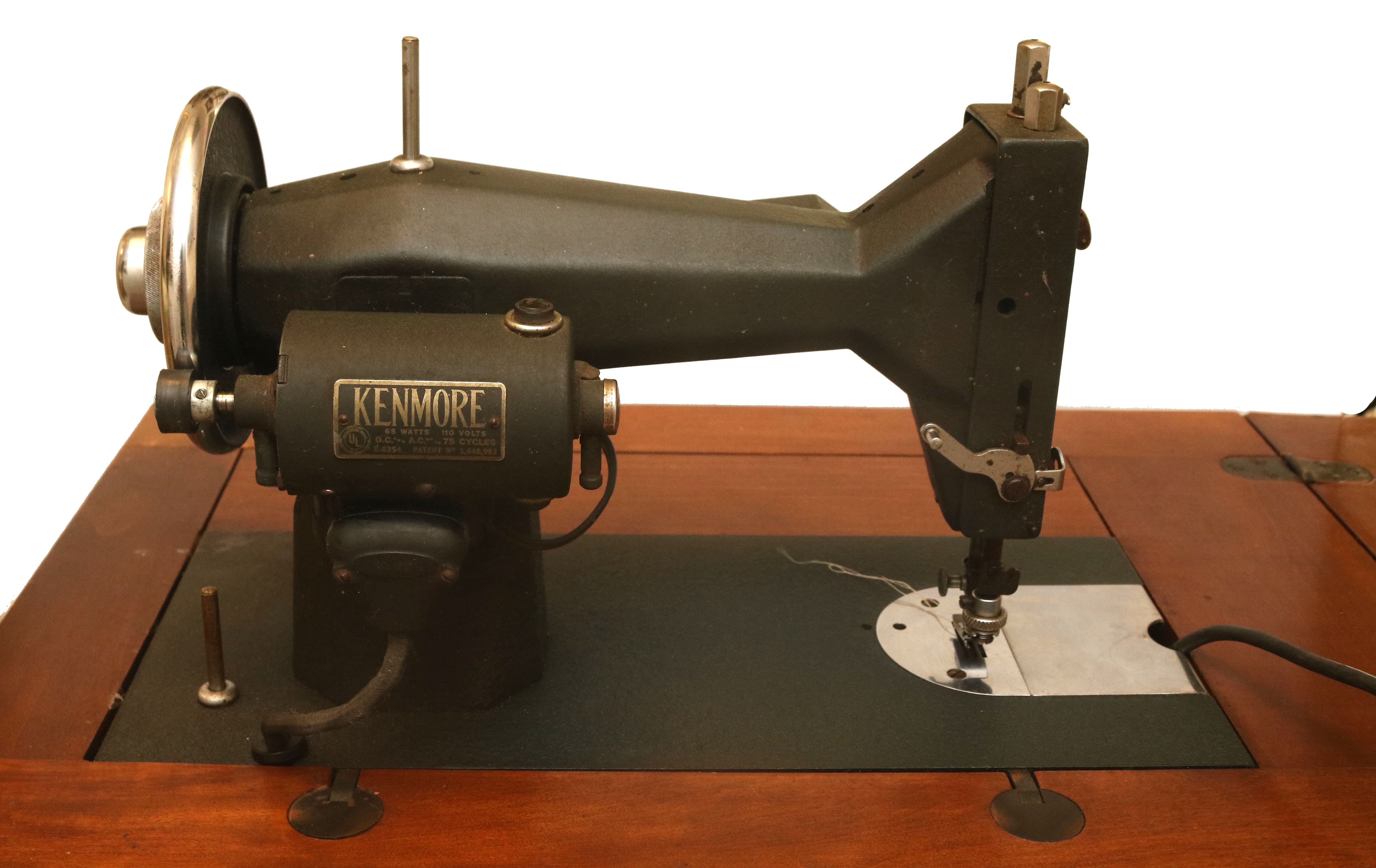 Kenmore Electric Sewing Machine in Cabinet