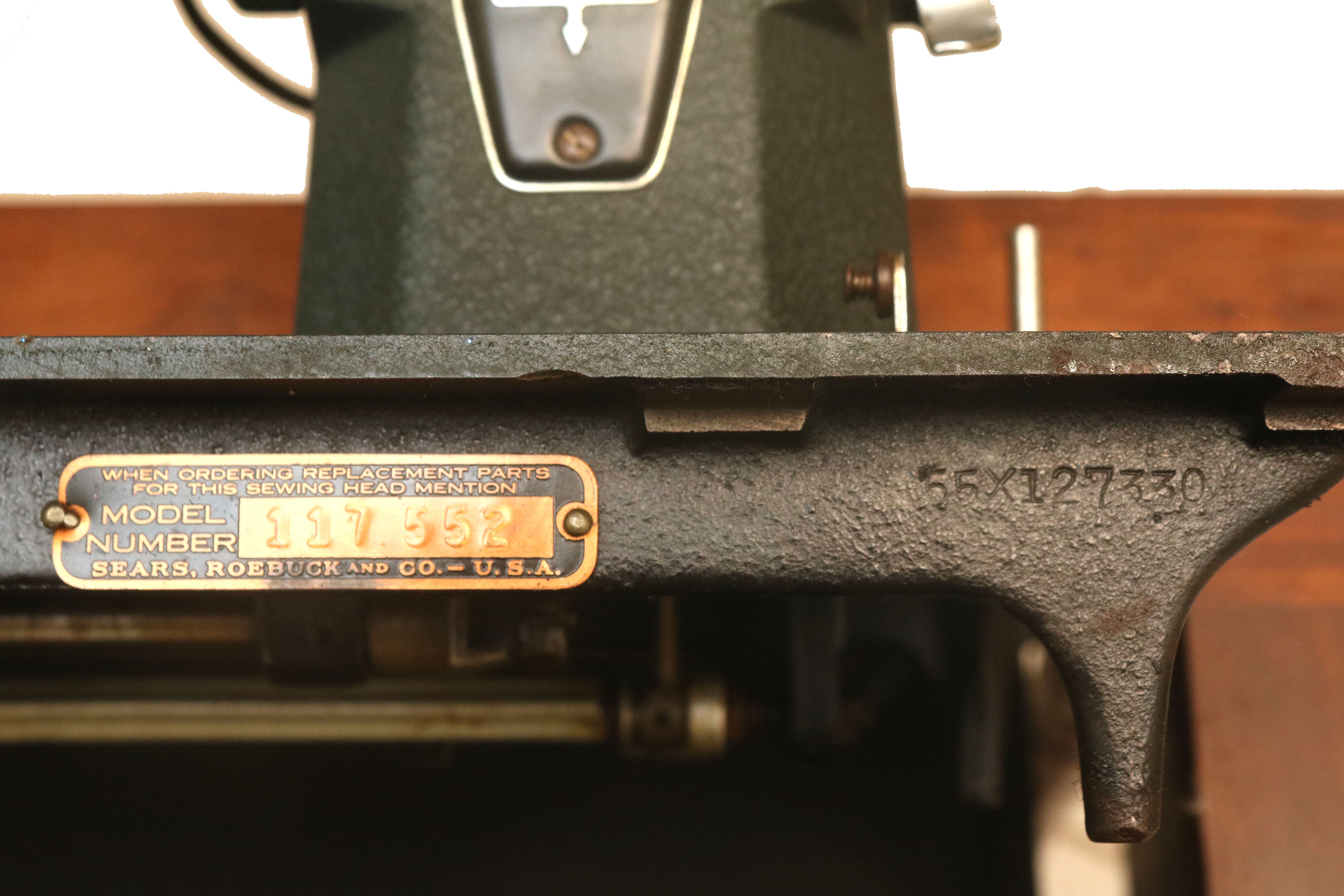 Kenmore Electric Sewing Machine in Cabinet