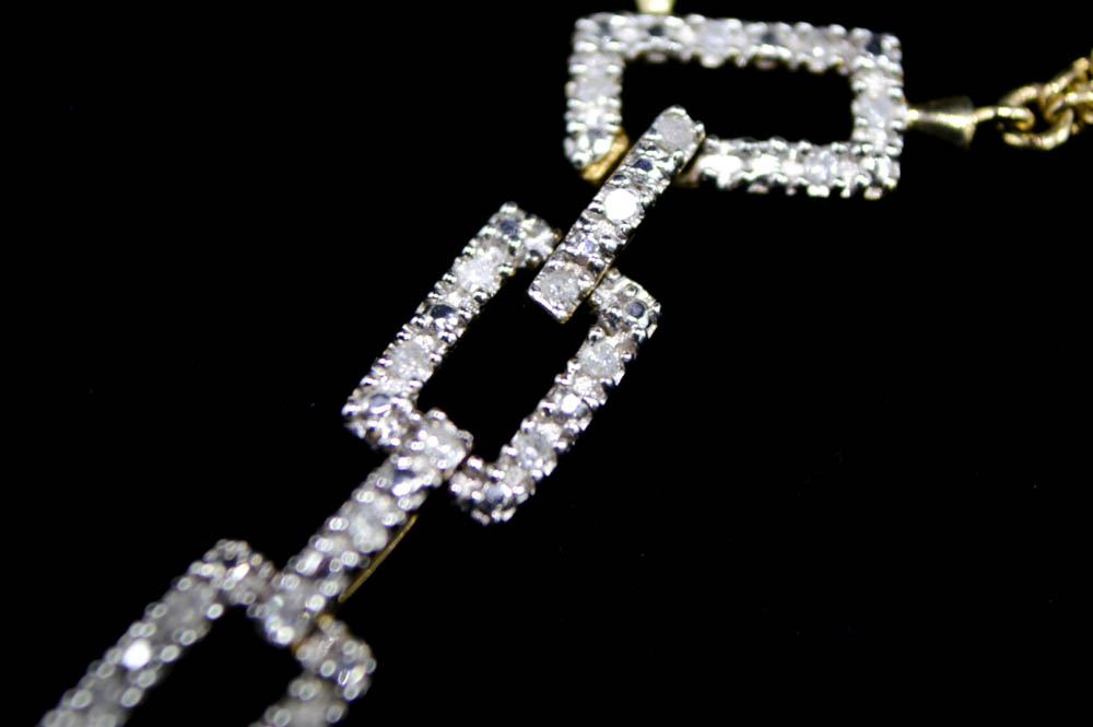 10K Gold and Diamond Pendant Necklace