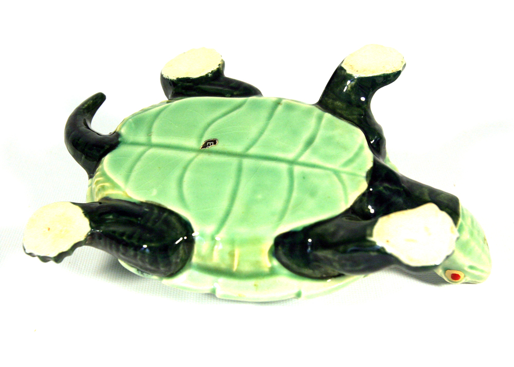 Hand-Painted Snapping Turtle Planter