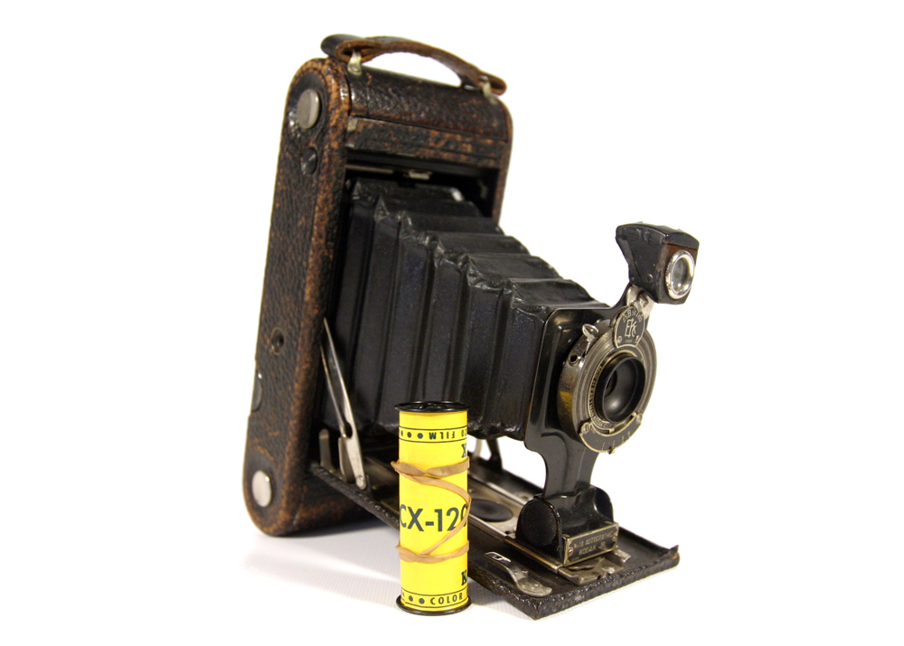 Antique No. 1 Autographic Kodak Jr. with Film