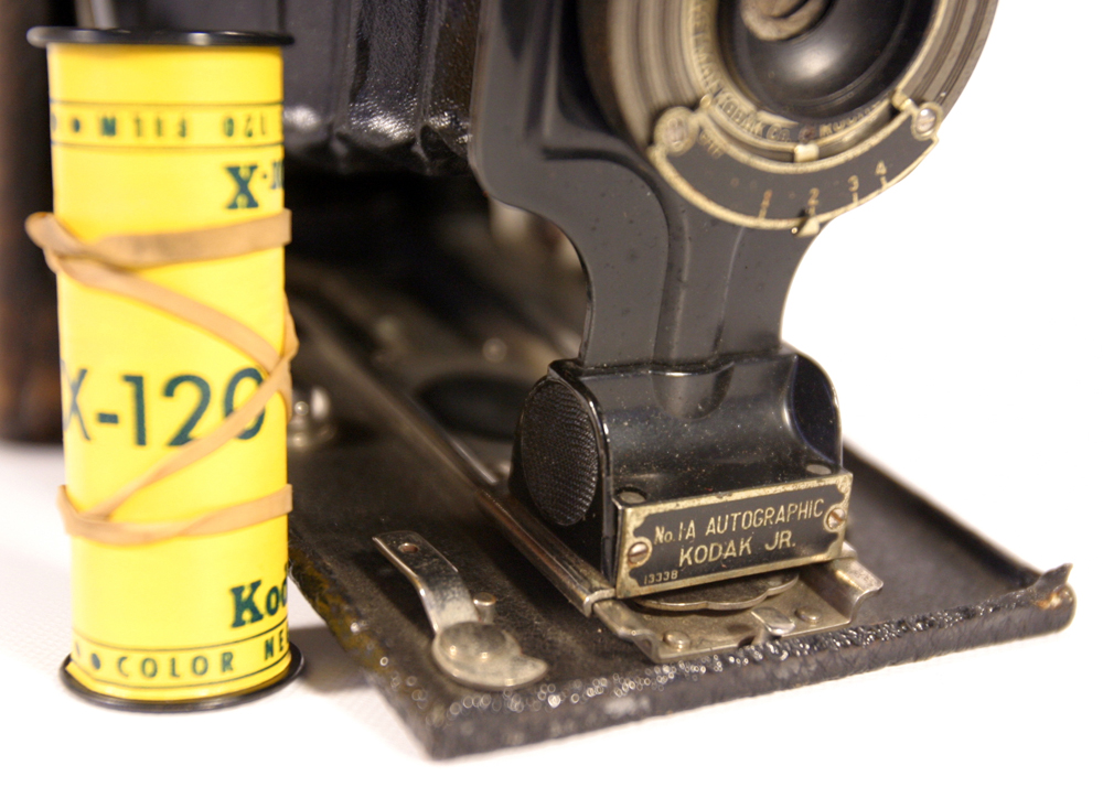 Antique No. 1 Autographic Kodak Jr. with Film