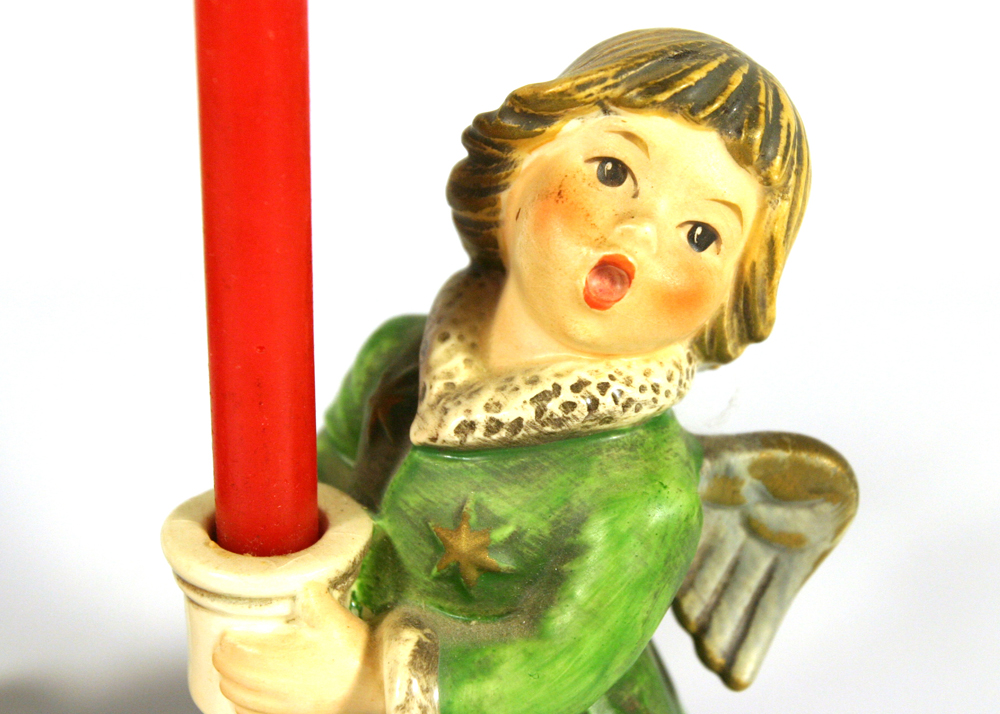 Pair of 1966 Numbered Goebel Musical Angels