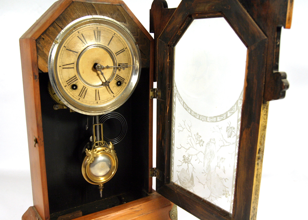 Antique Ansonia Eastlake Style Mantel Clock