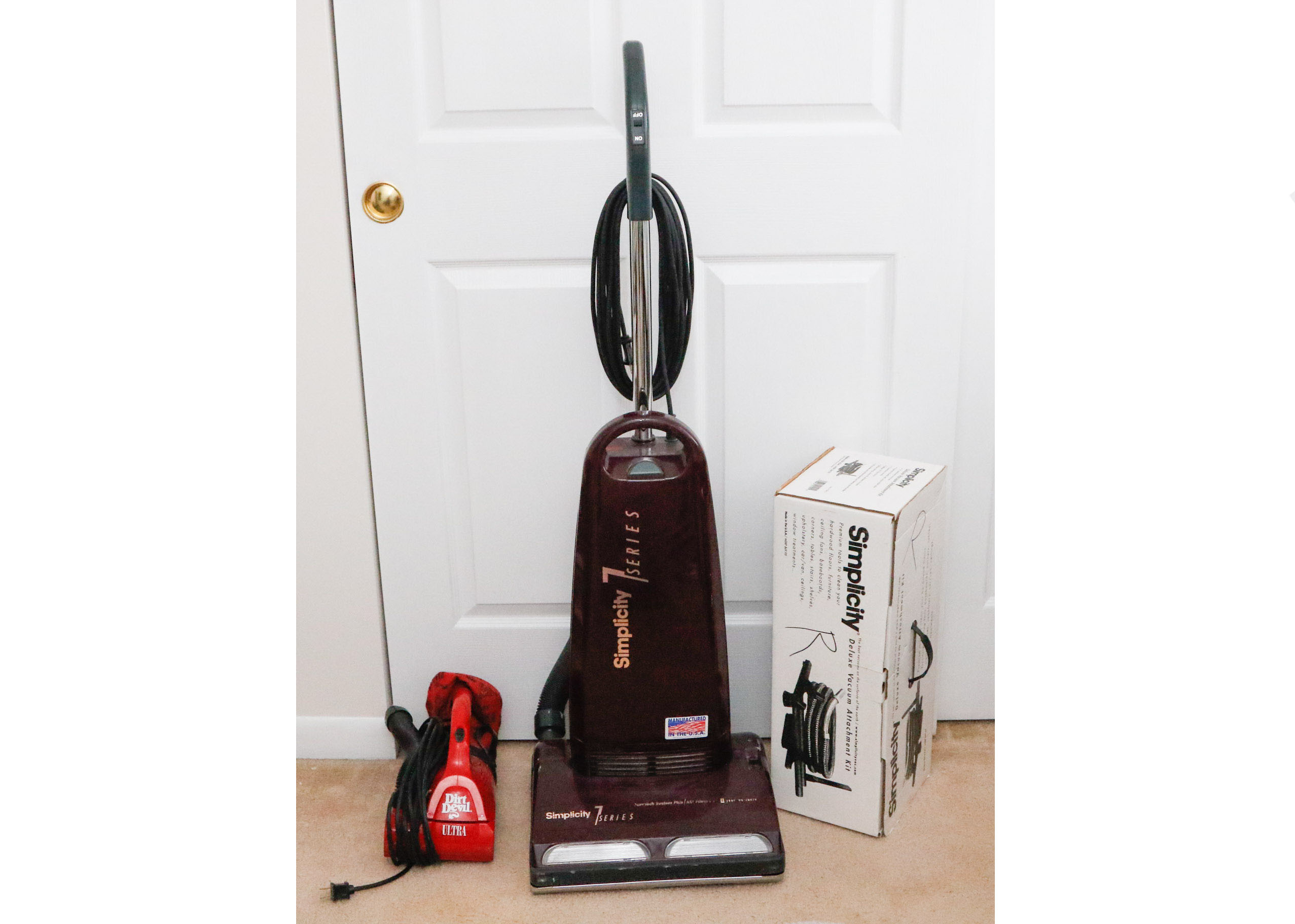 Simplicity 7 Series Vacuum with Dirt Devil Handheld Ultra Vac