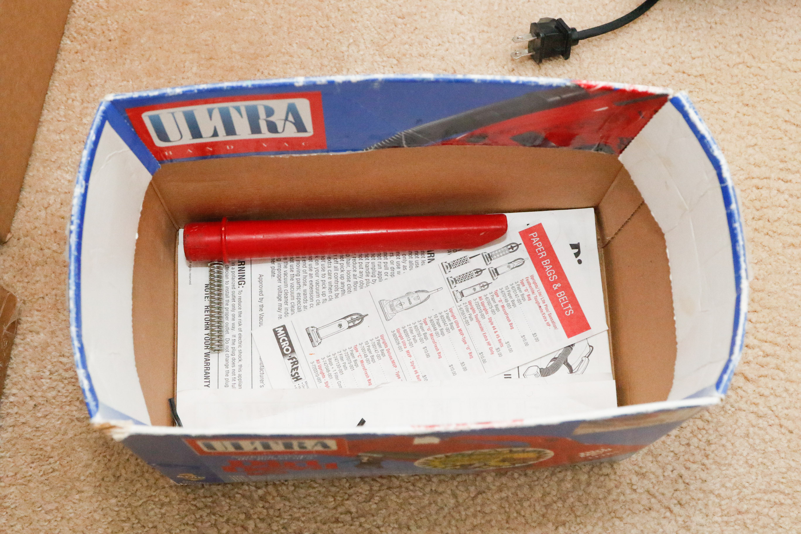 Simplicity 7 Series Vacuum with Dirt Devil Handheld Ultra Vac