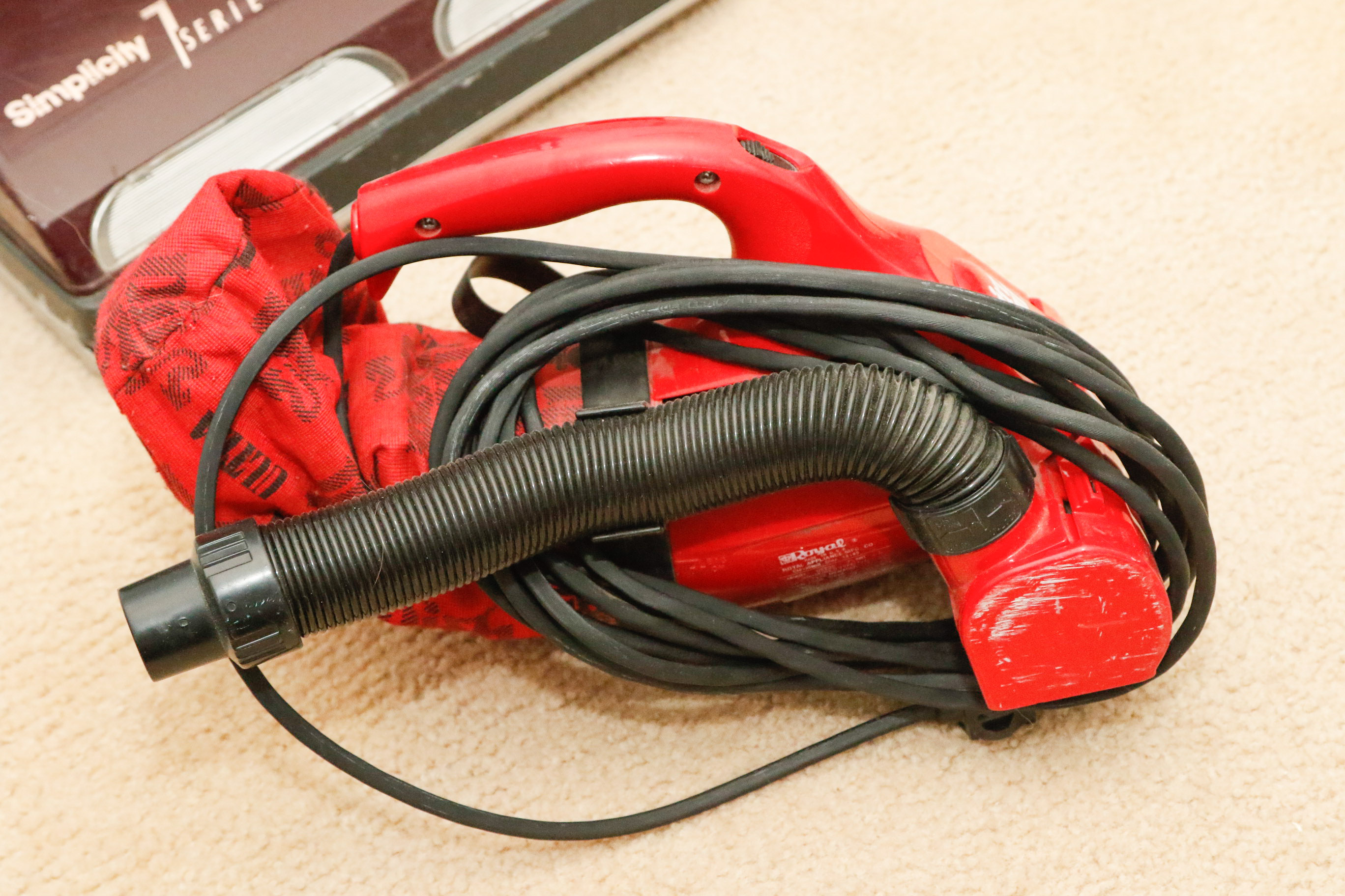 Simplicity 7 Series Vacuum with Dirt Devil Handheld Ultra Vac