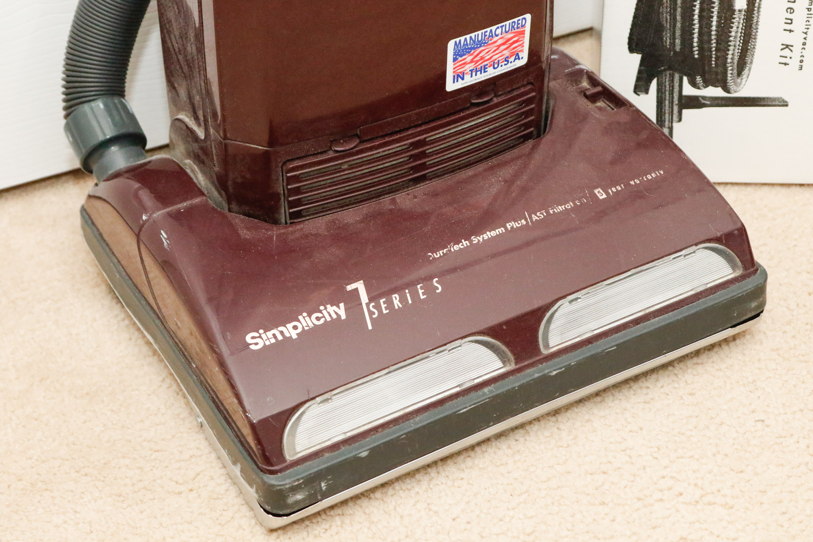 Simplicity 7 Series Vacuum with Dirt Devil Handheld Ultra Vac