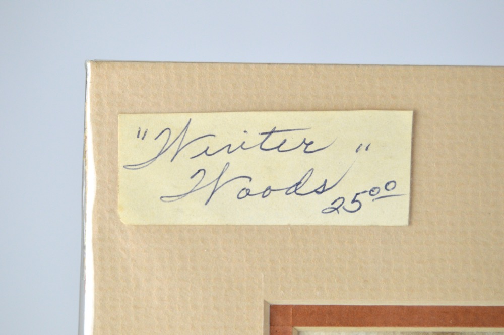 Pair of Margo Adams Original Watercolor Matted Paintings