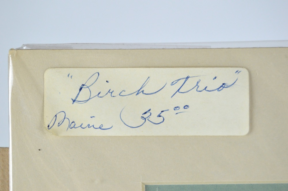 Pair of Margo Adams Original Watercolor Matted Paintings