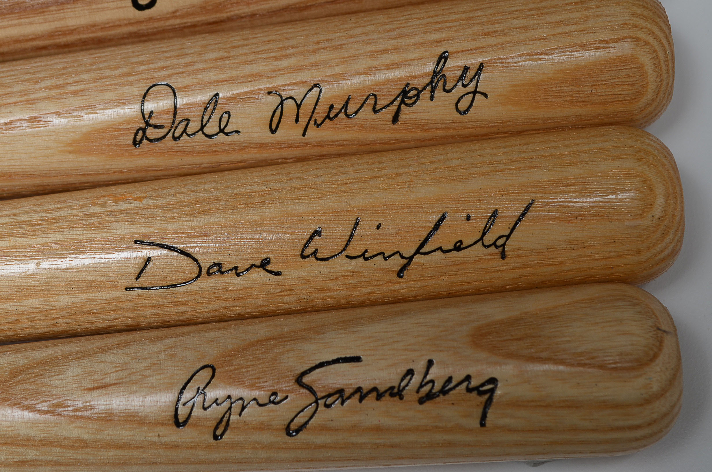 Eight Mini Baseball Bats