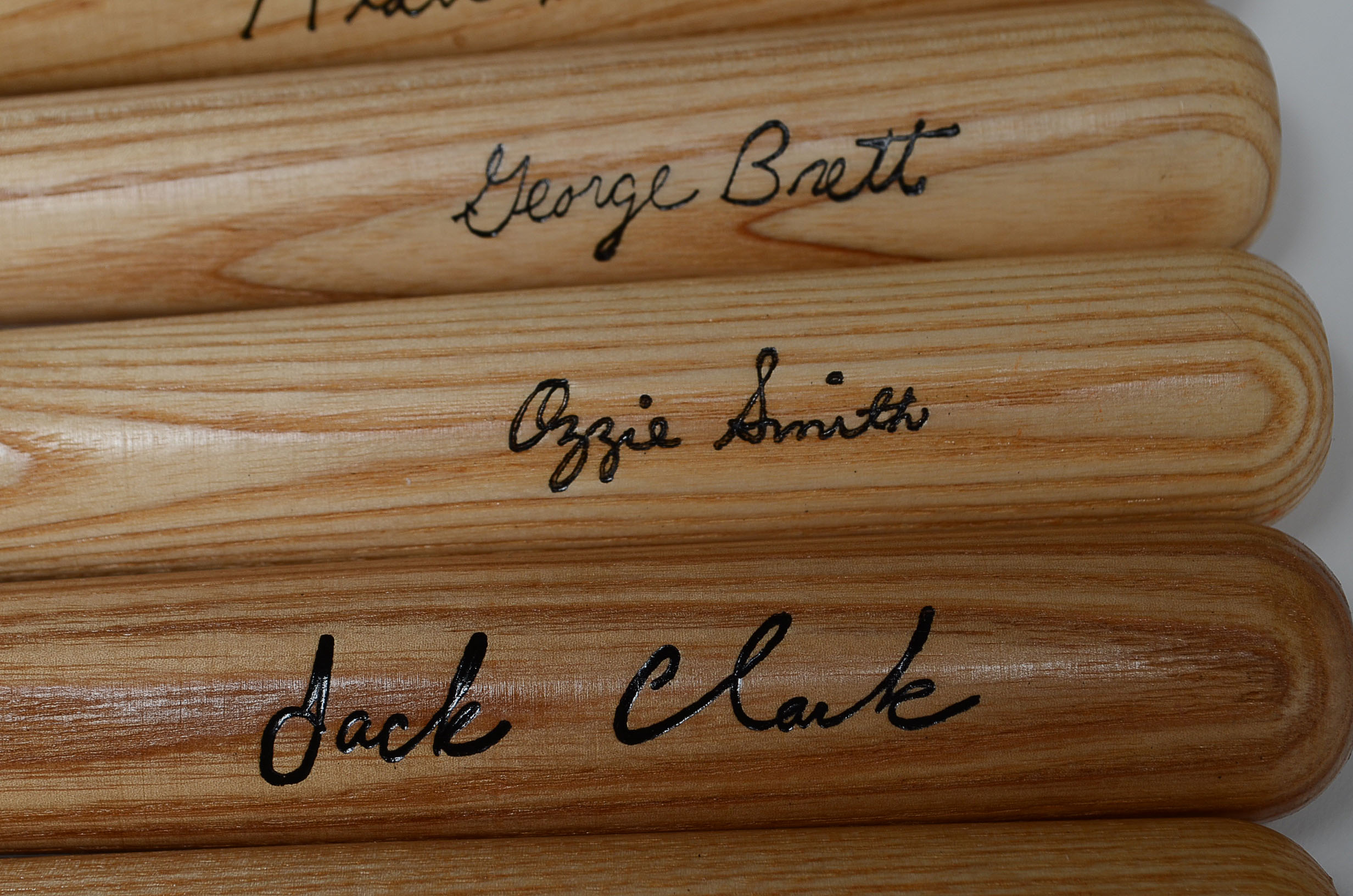 Eight Mini Baseball Bats