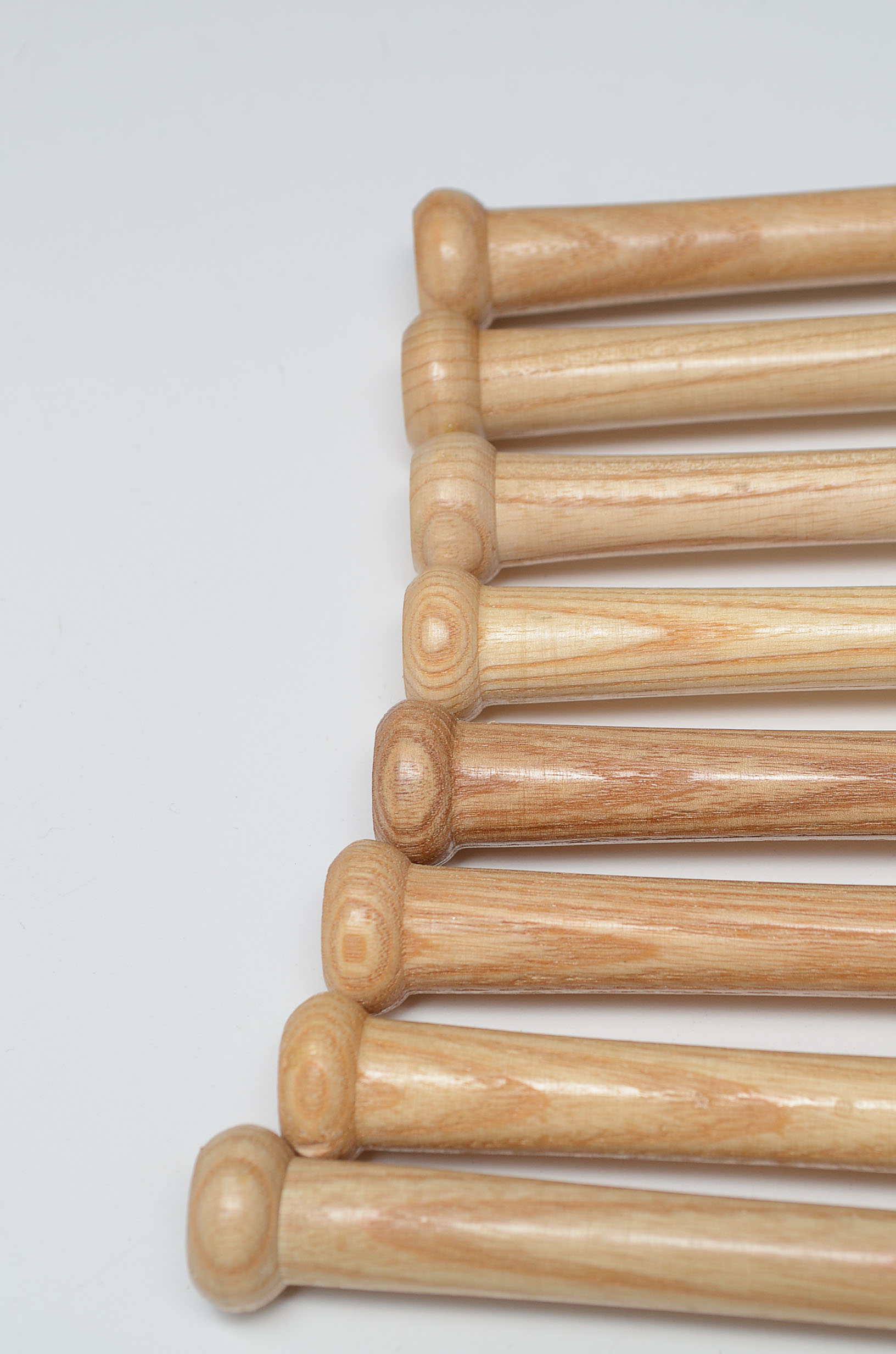 Eight Mini Baseball Bats