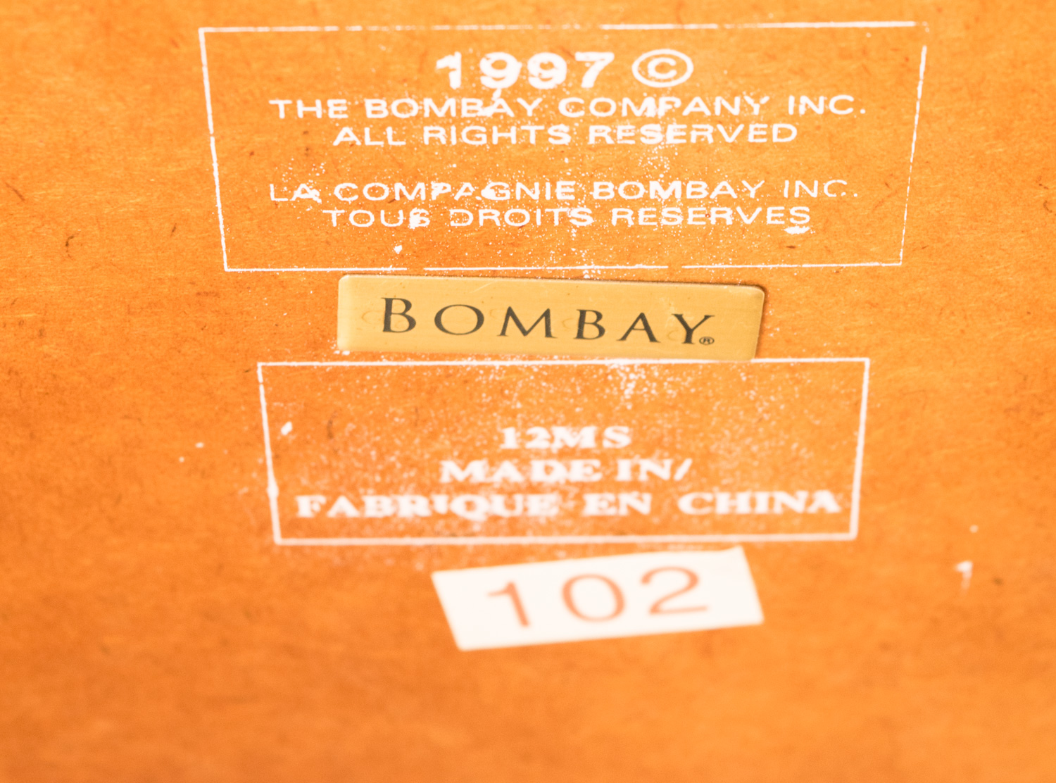 Bombay Company Two-Drawer Night Stand