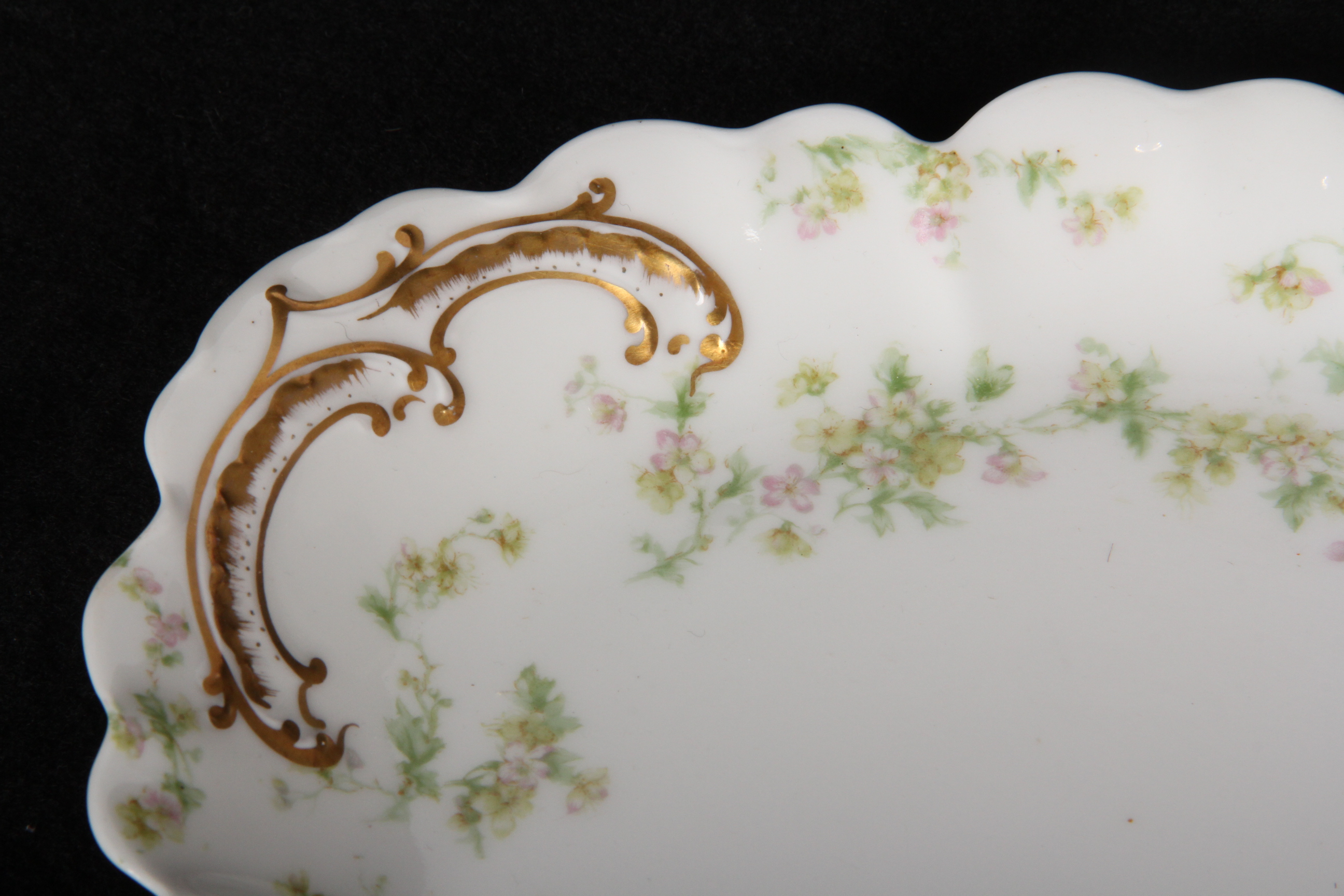 Antique Haviland and Co. Limoges Porcelain Platter and Covered Vegetable Dish