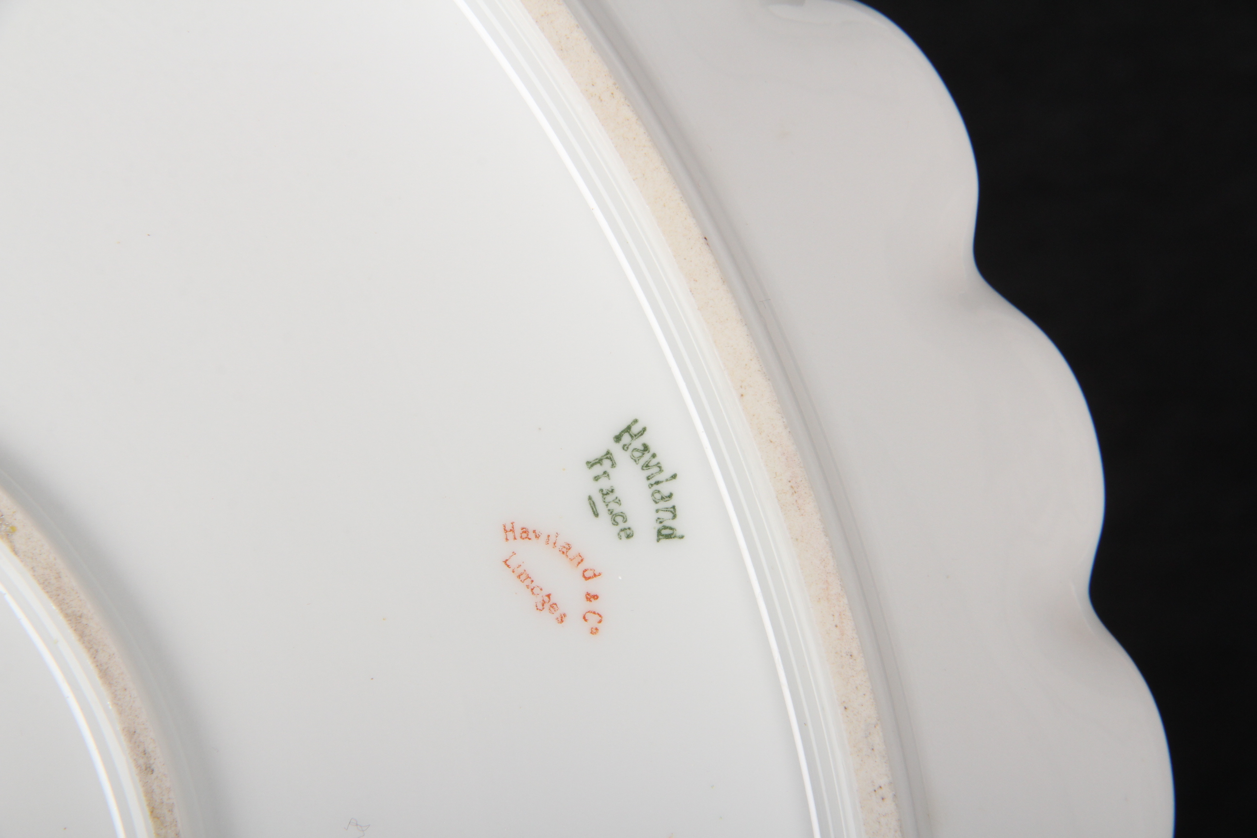 Antique Haviland and Co. Limoges Porcelain Platter and Covered Vegetable Dish