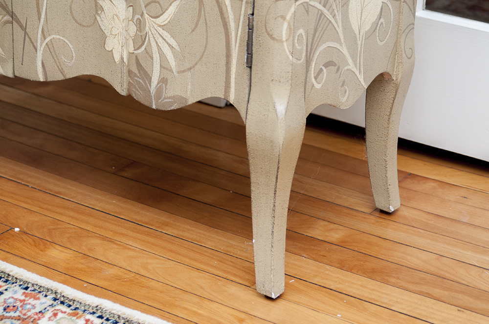 Painted Floral Cabinet