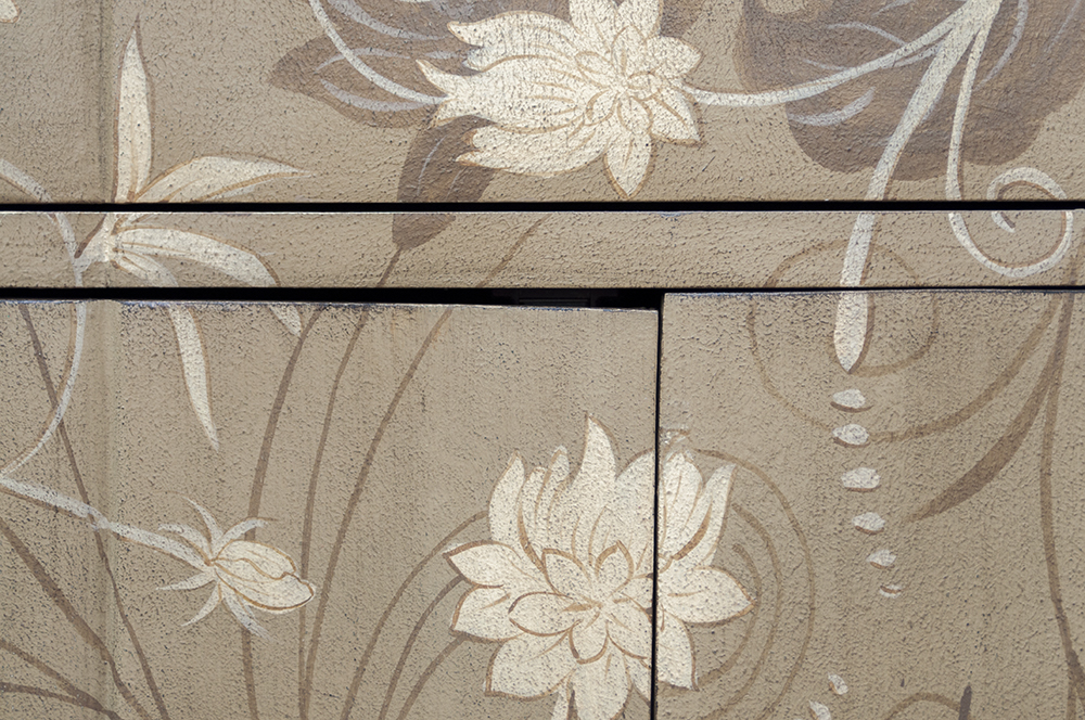 Painted Floral Cabinet