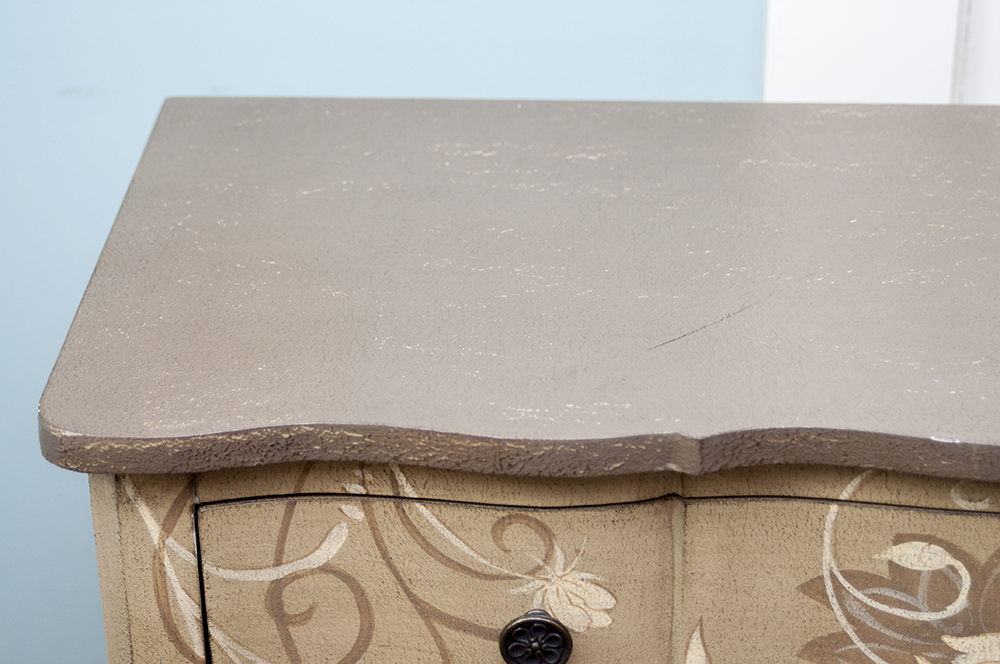 Painted Floral Cabinet