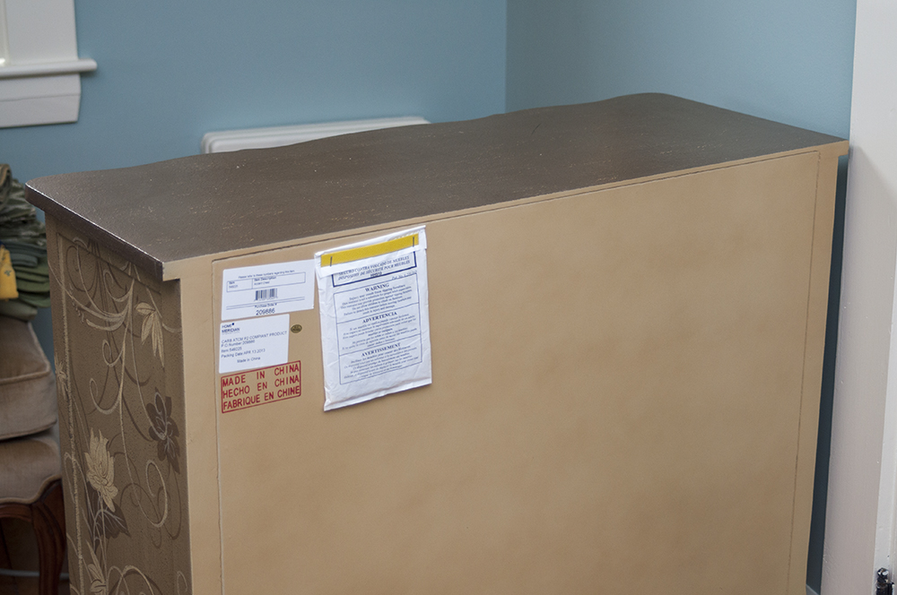 Painted Floral Cabinet