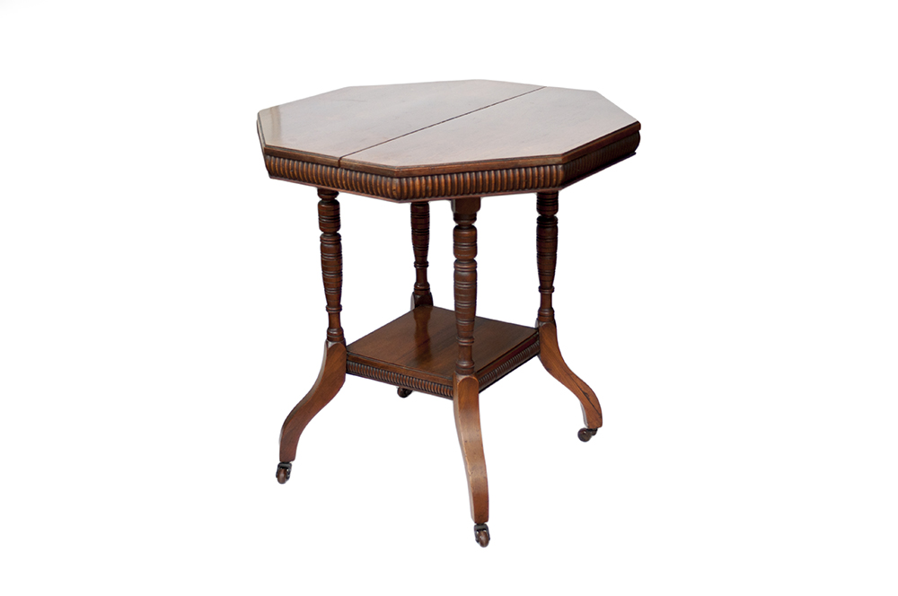 Antique Edwardian Oak Side Table