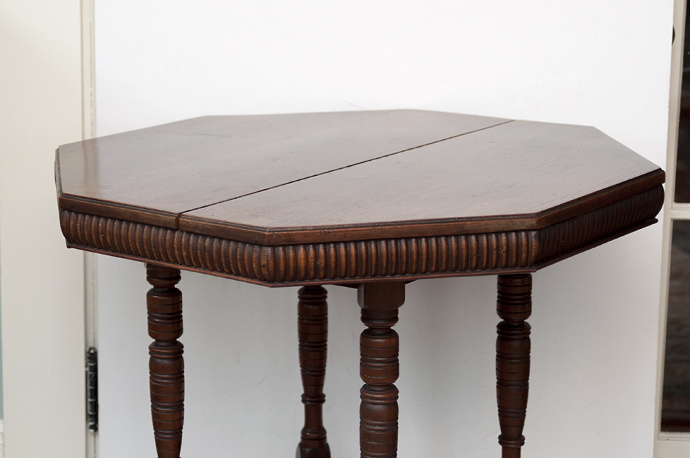 Antique Edwardian Oak Side Table