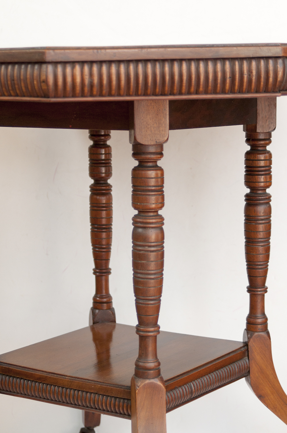 Antique Edwardian Oak Side Table