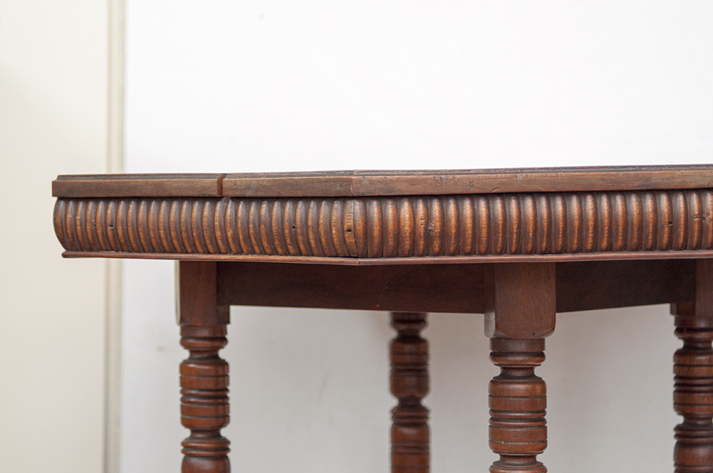 Antique Edwardian Oak Side Table