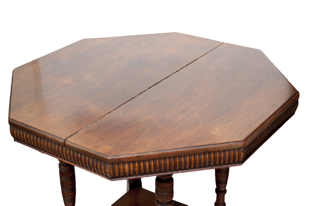 Antique Edwardian Oak Side Table