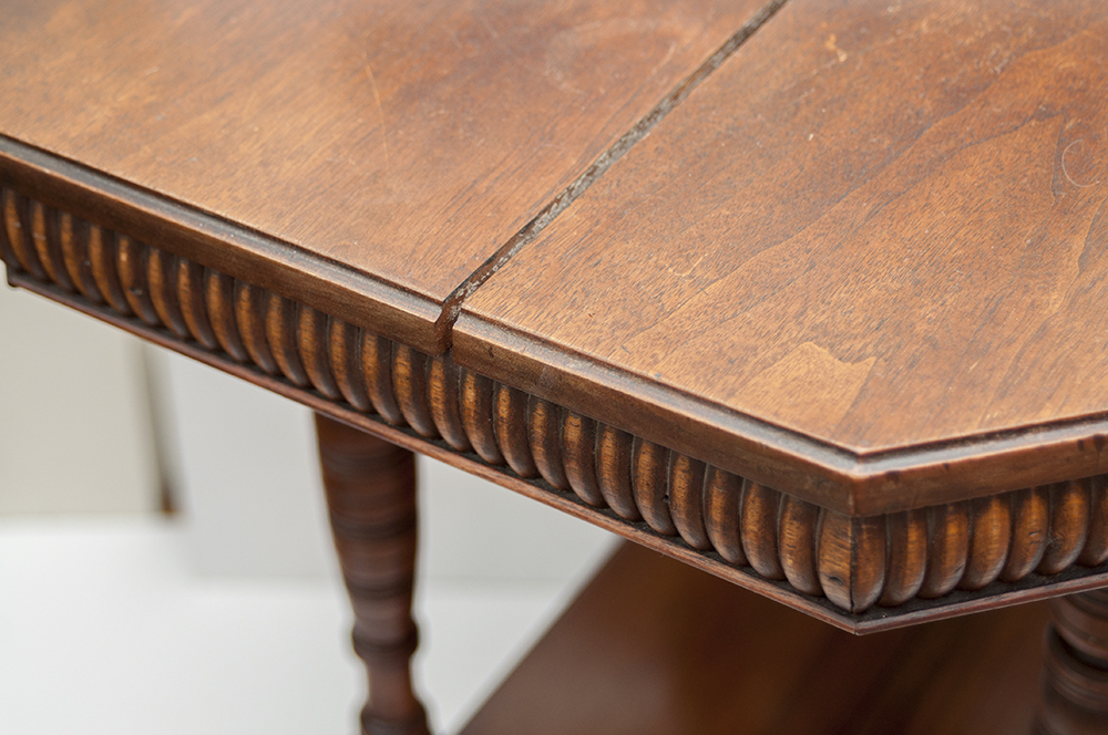 Antique Edwardian Oak Side Table