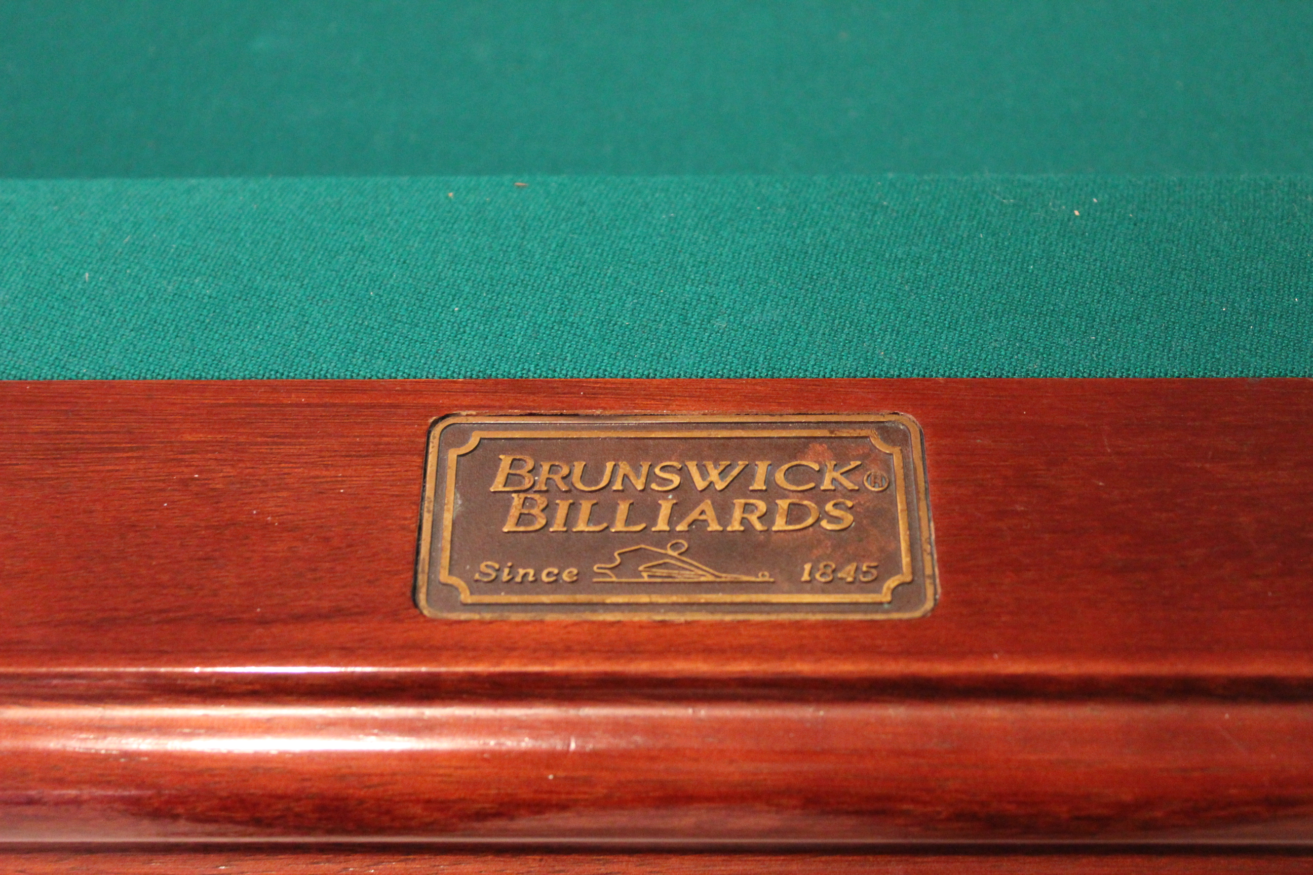 Brunswick Manchester Mahogany Pool Table
