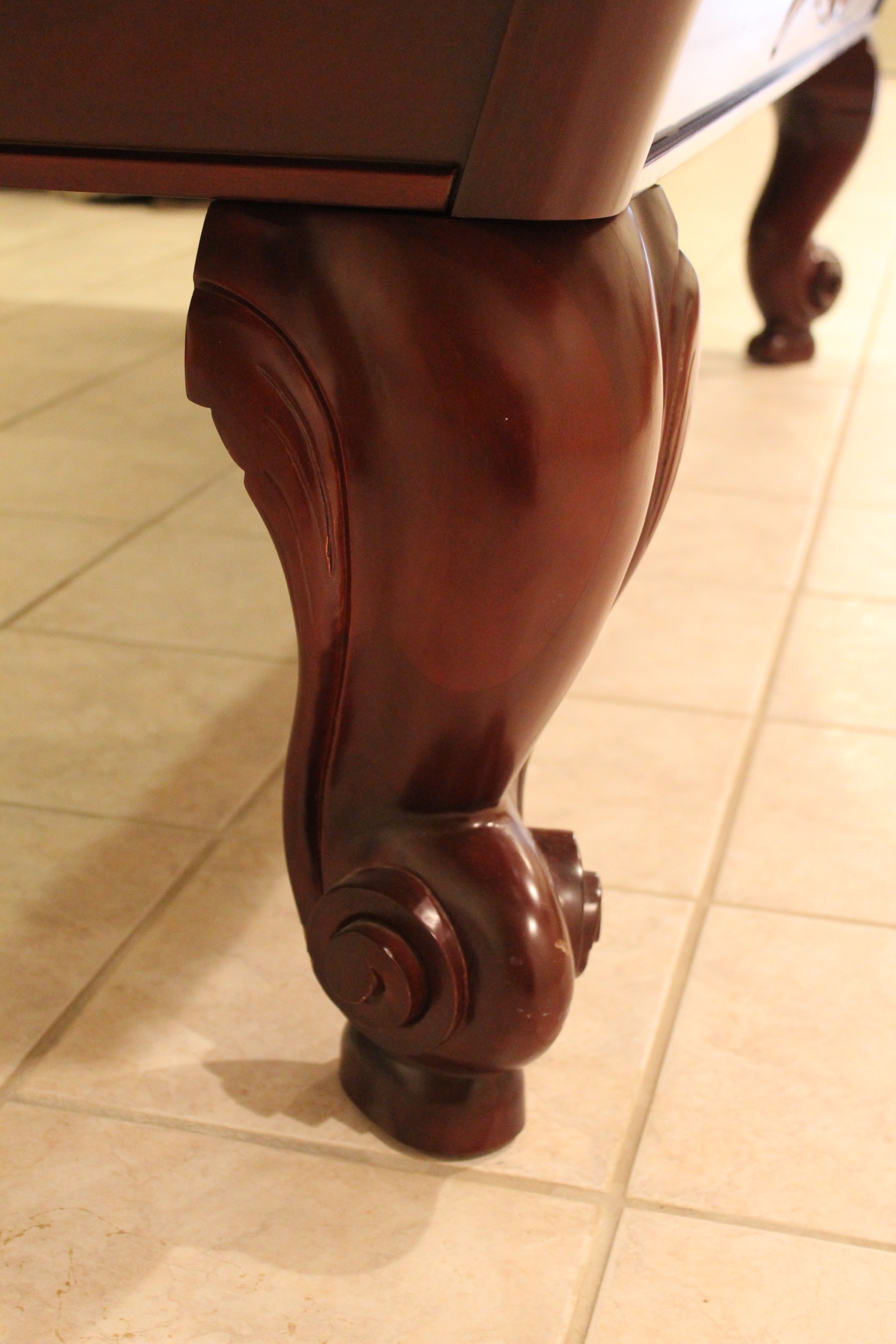 Brunswick Manchester Mahogany Pool Table