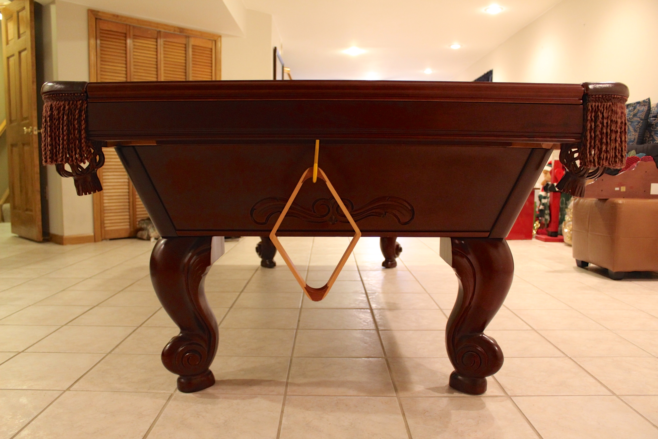 Brunswick Manchester Mahogany Pool Table