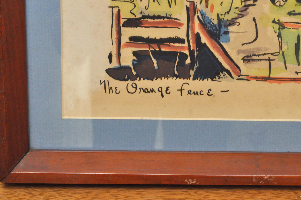 Framed Original Watercolors by Thomas Meek Jr.