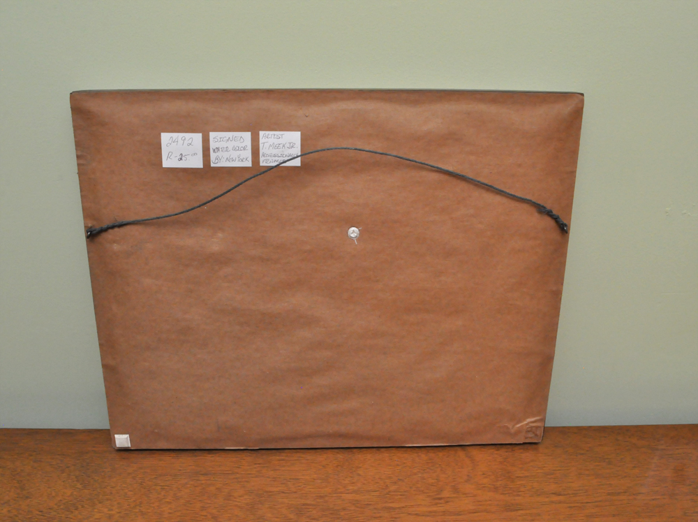 Framed Original Watercolors by Thomas Meek Jr.