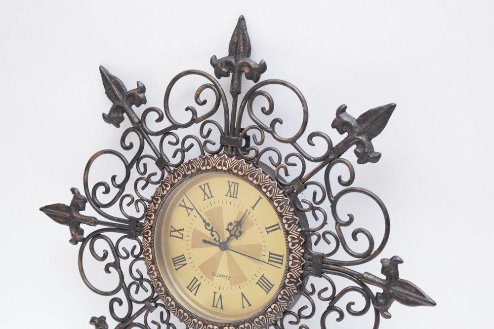 Ironwork Quartz Wall Clock