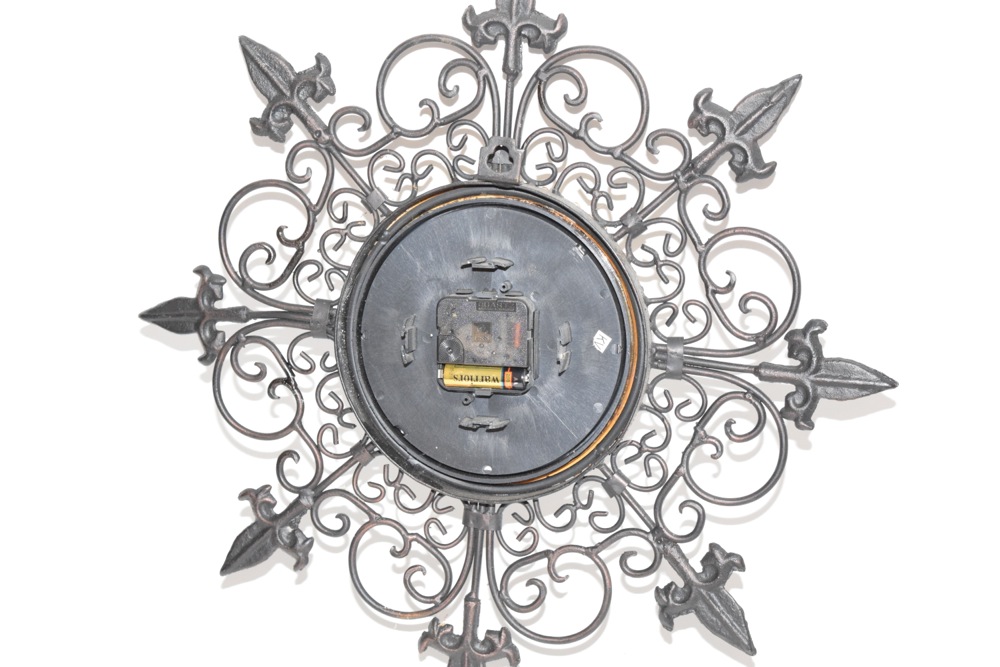 Ironwork Quartz Wall Clock