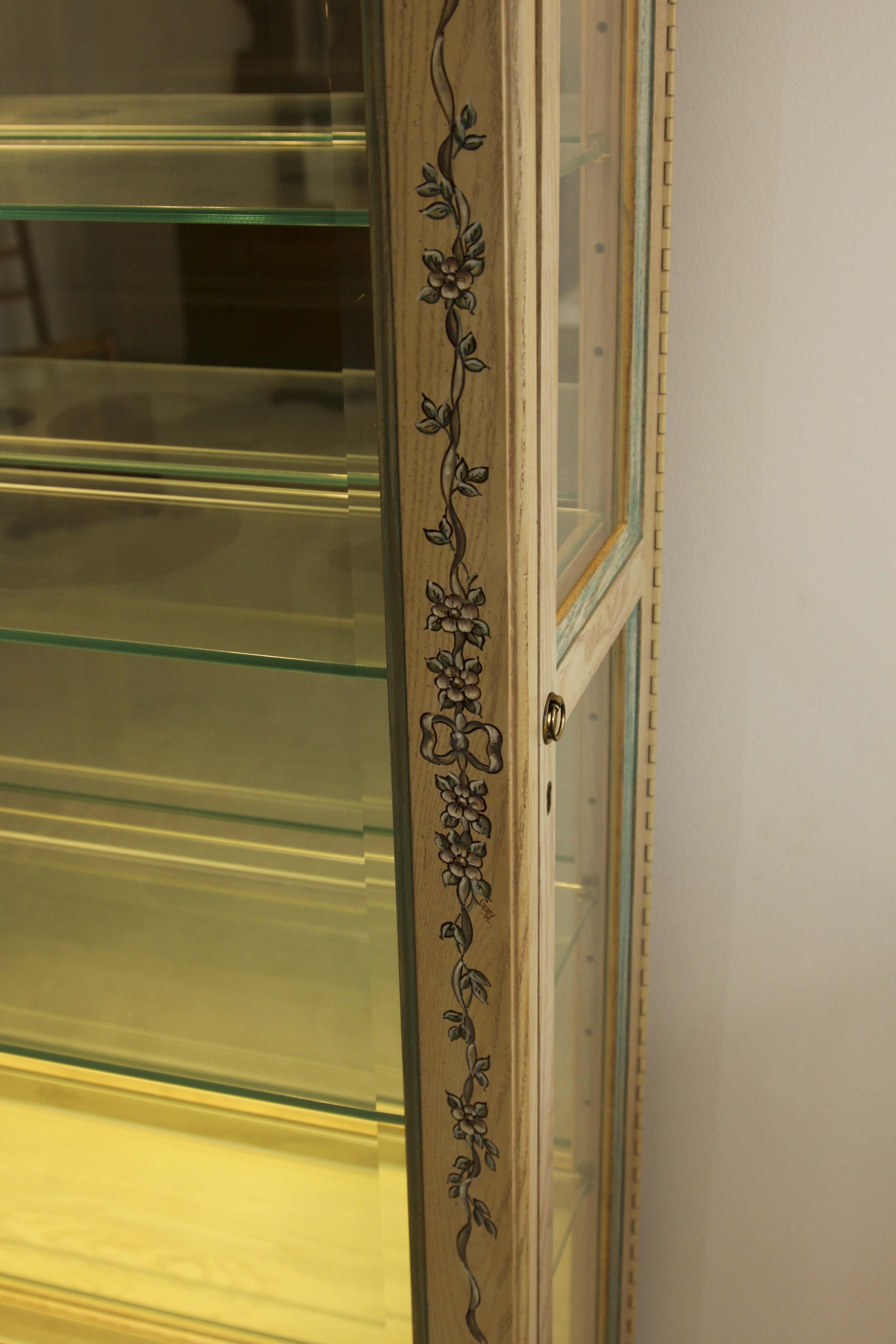 Jasper Cabinet Company Lighted Curio Cabinet