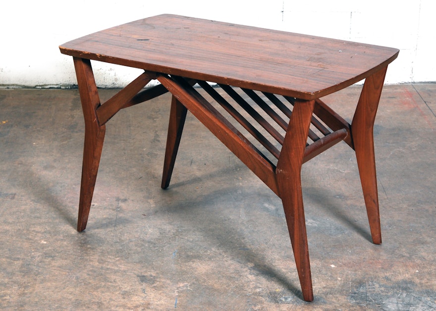 Mid Century Modern Mersman Mahogany Veneer Coffee Table