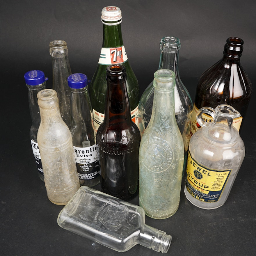 Vintage and Modern Bottles