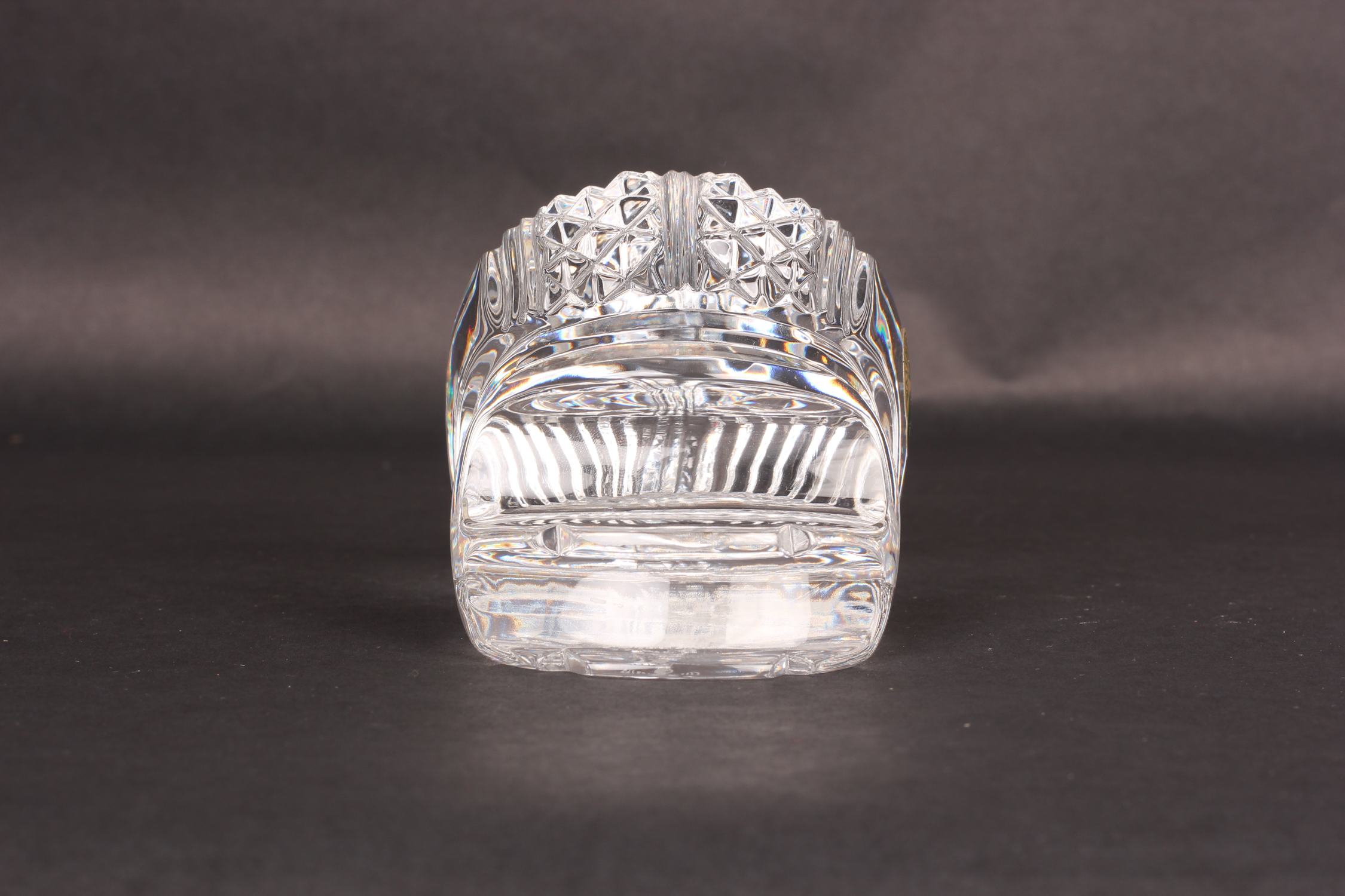 Waterford Crystal Football Helmet and Tiffany & Co. Crystal Football