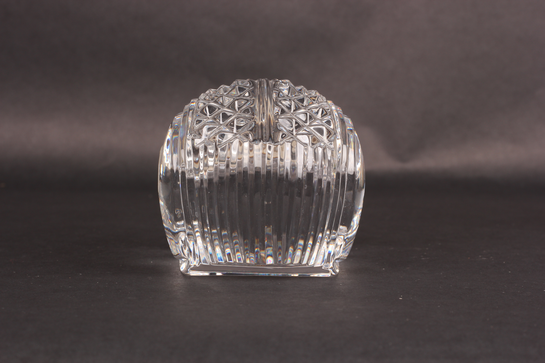 Waterford Crystal Football Helmet and Tiffany & Co. Crystal Football