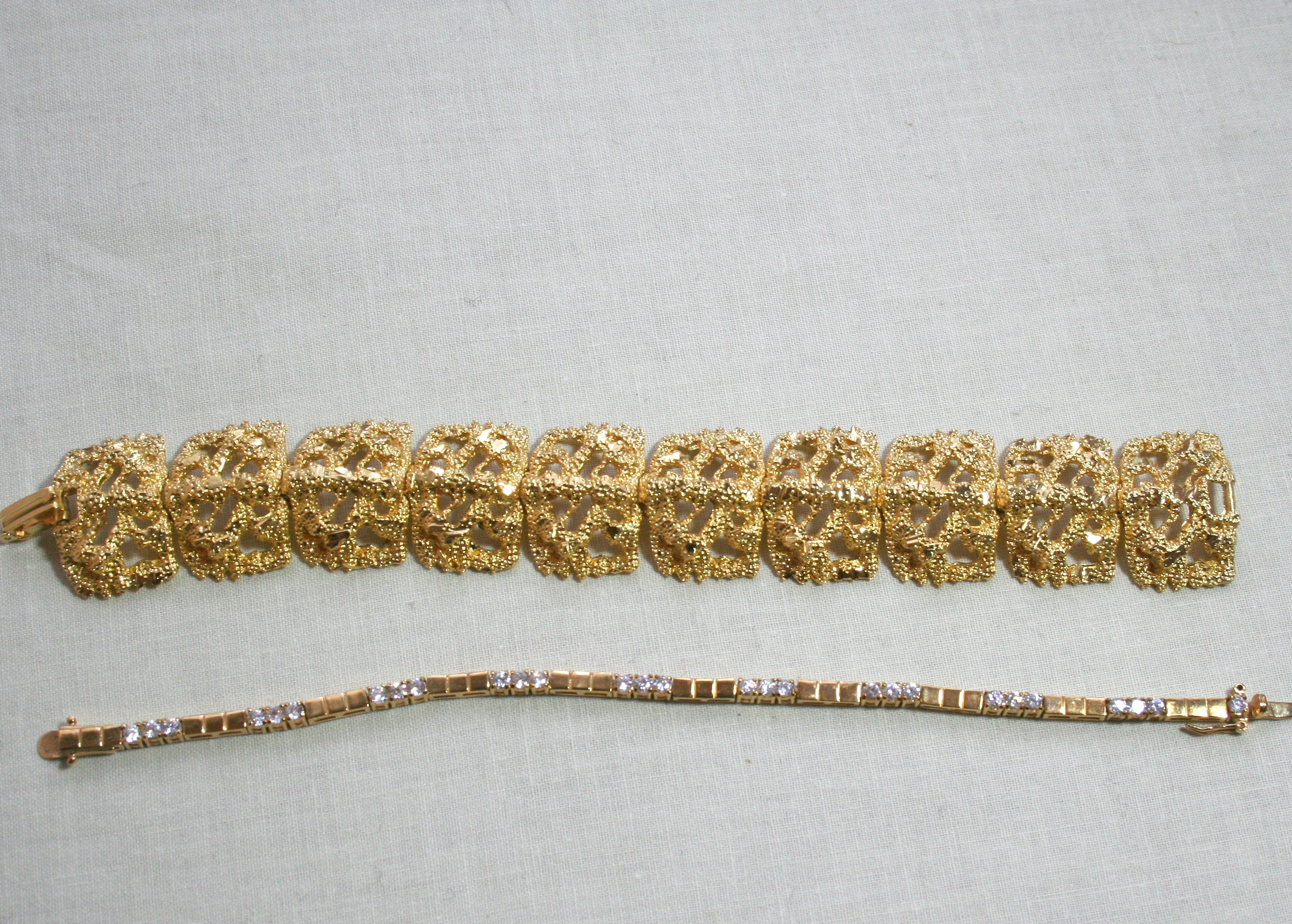 Gold Tone and Cloisonne Costume Jewelry