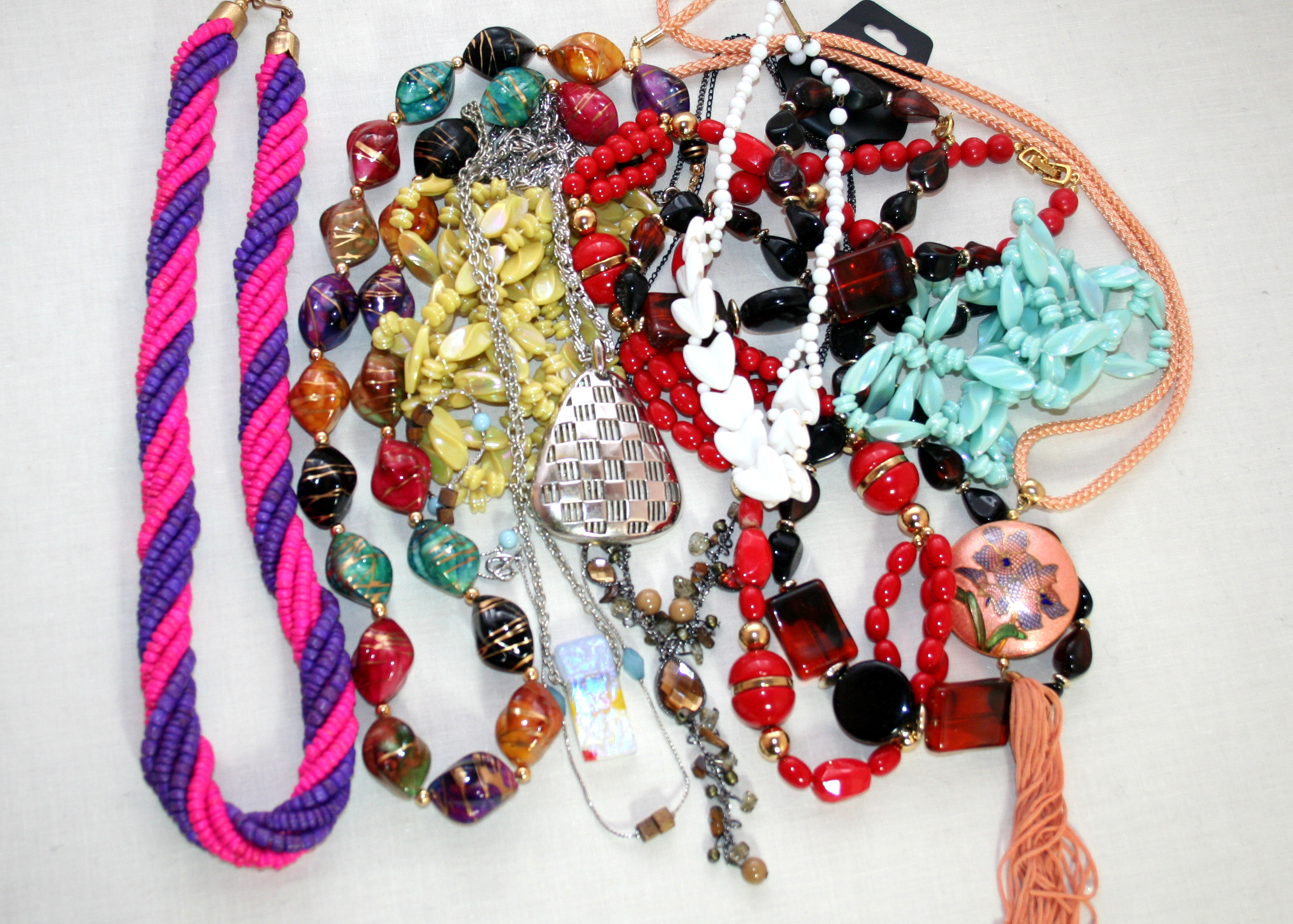 Costume Jewelry Necklace Collection